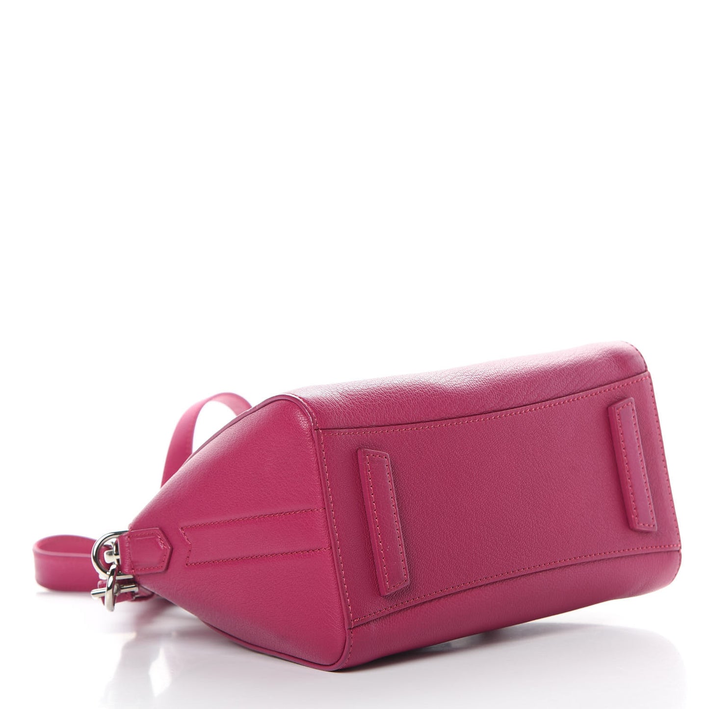 Sugar Goatskin Mini Antigona Magenta