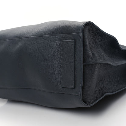 Saint Laurent Grained Calfskin 48H Sac De Jour Duffle Storm 10 of 11