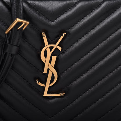 Saint Laurent Calfskin Matelasse Monogram Lou Camera Bag Black 10 of 10