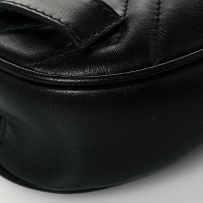 Gucci Calfskin Matelasse GG Marmont Belt Bag 95 38 Black 11 of 15