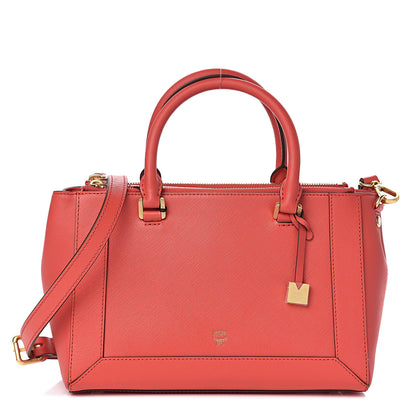 MCM Saffiano Nuovo Tote Hot Coral 1 of 10