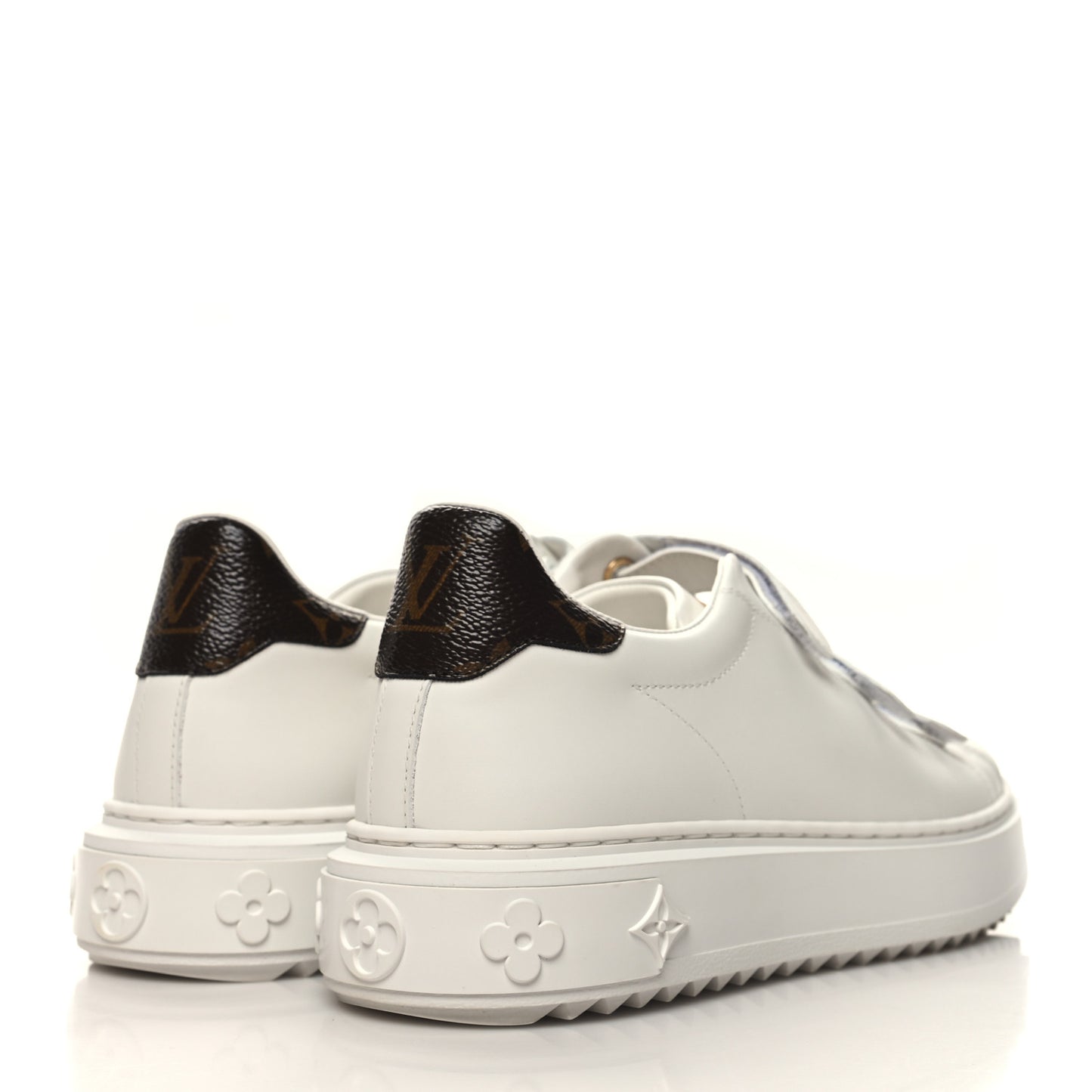 Monogram Sneakers 38.5 White