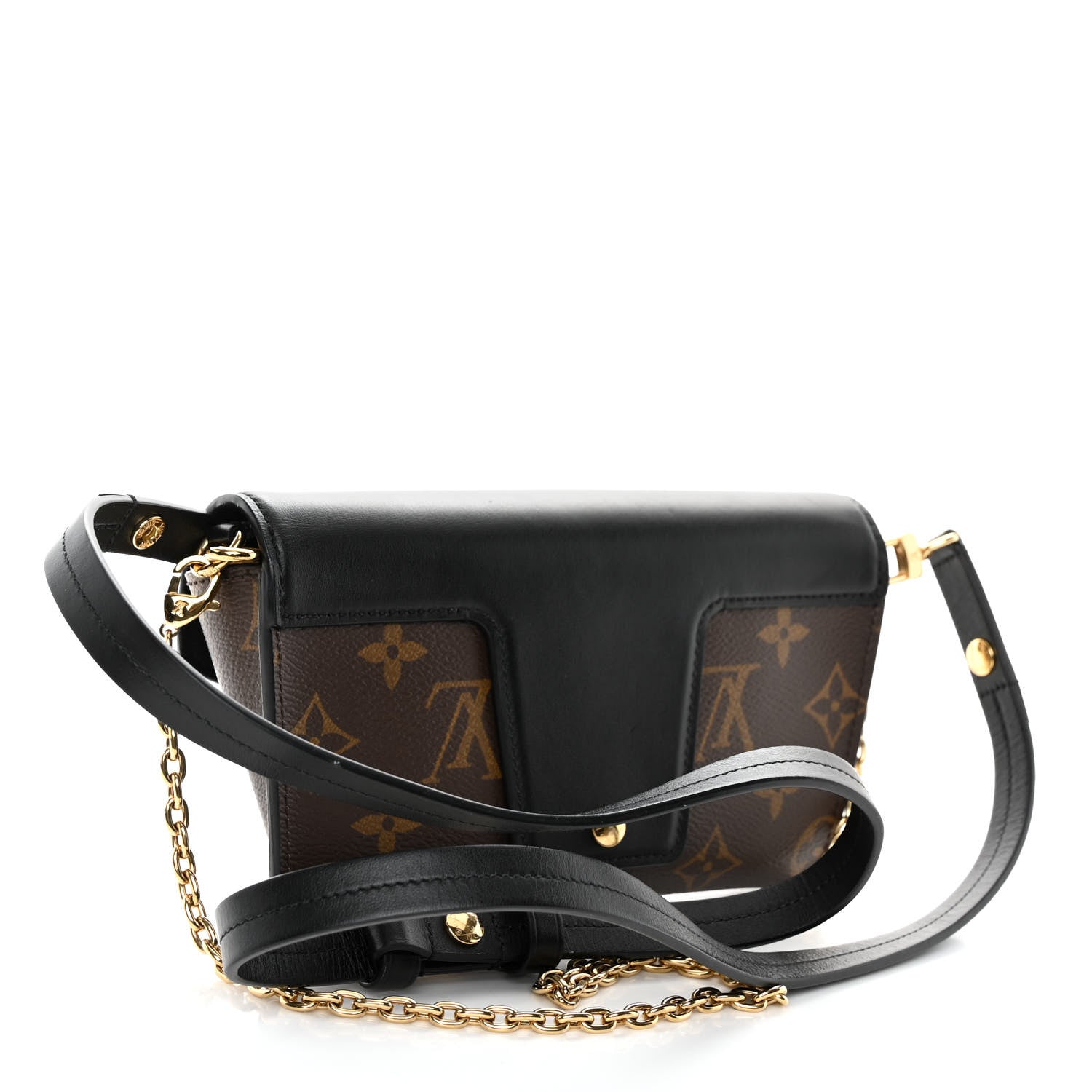 Louis Vuitton Monogram Padlock On Strap Black 3 of 9