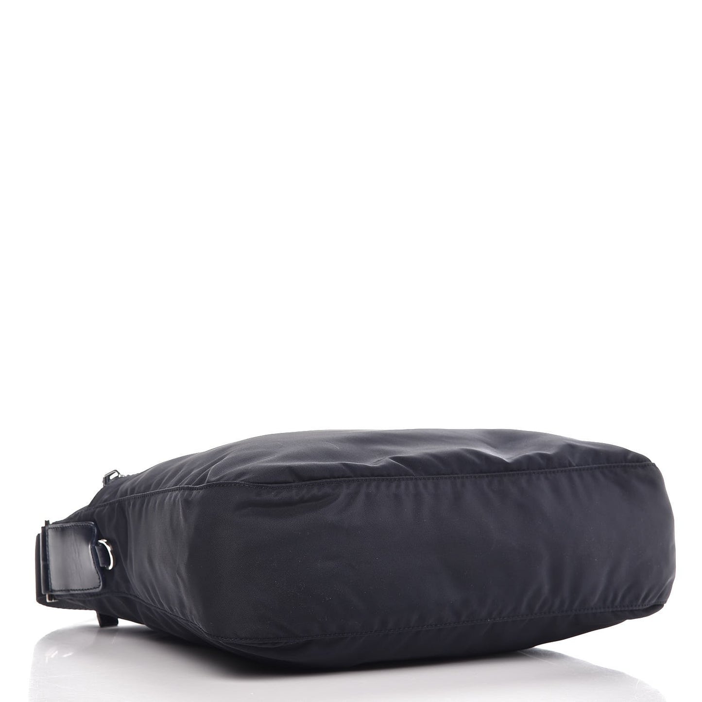 Tessuto Nylon Flat Messenger Bag Blue