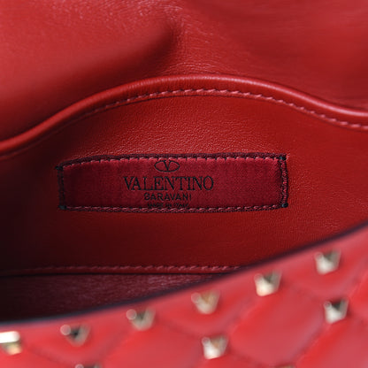 Valentino Garavani Nappa Rockstud Spike Belt Bag Rouge Pur 5 of 8
