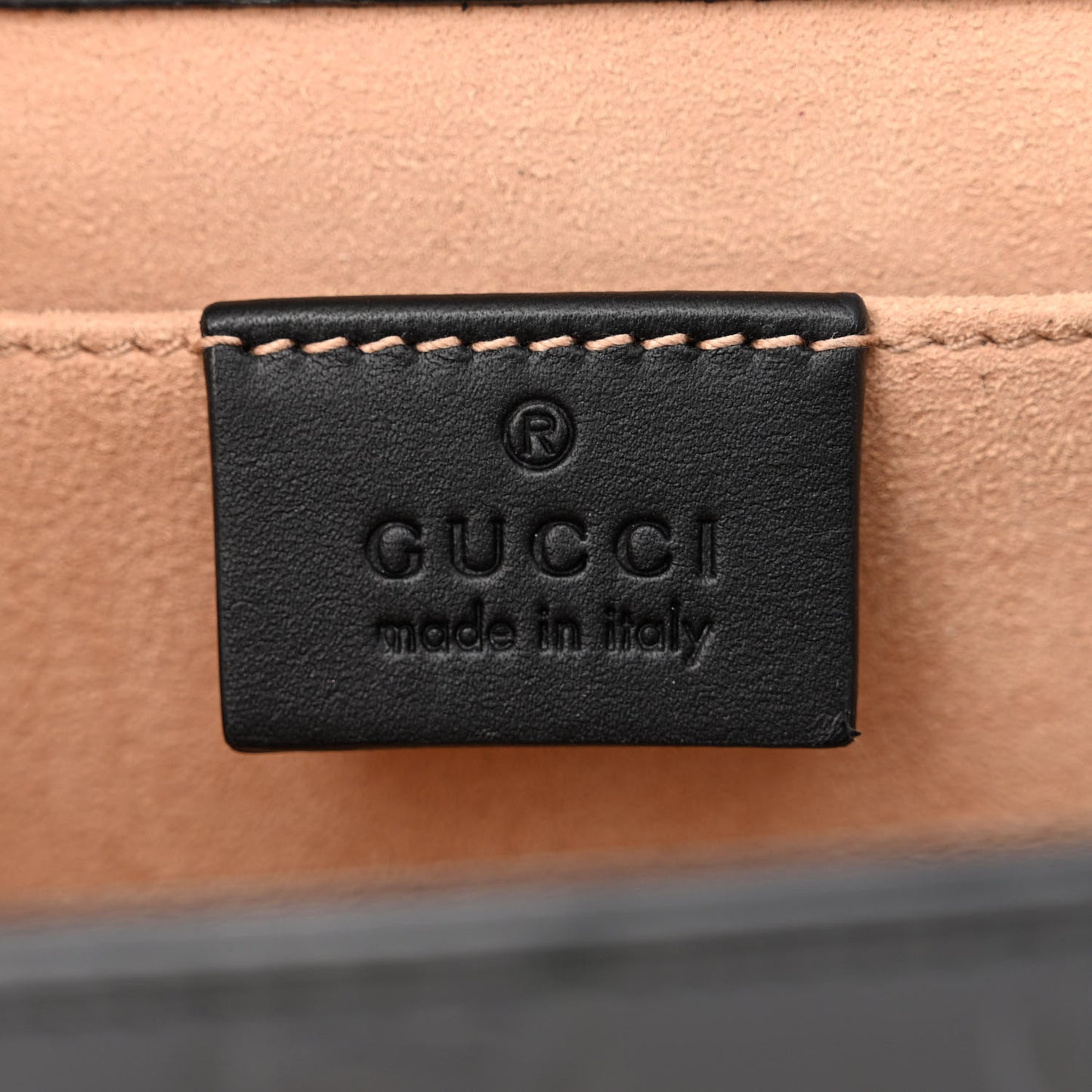 Guccissima Small Padlock Shoulder Bag Black