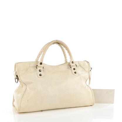 Balenciaga Chevre Classic Hardware City White 3 of 9