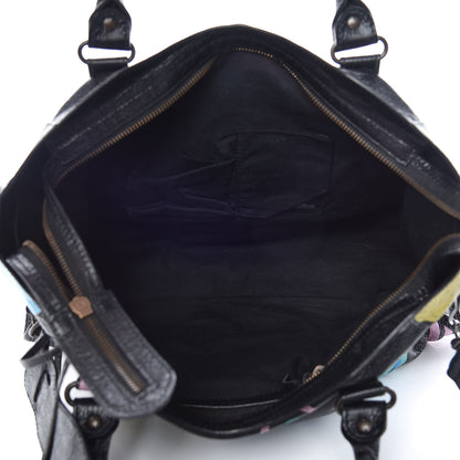 Balenciaga Agneau Graffiti All Over Classic Hardware City Black Multicolor 7 of 10
