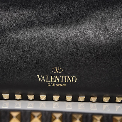 Valentino Garavani Vitello Medium Rockstud Tote Black 11 of 11