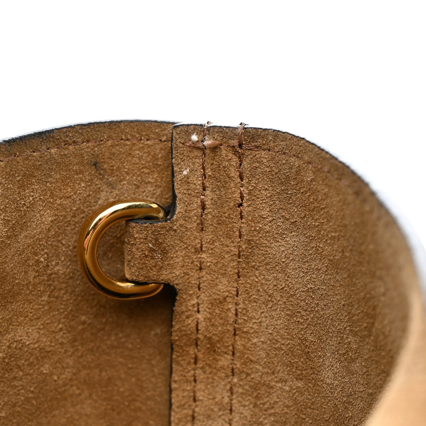 Soft Grained Calfskin Mini Pebble Bucket Bag Black
