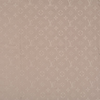Louis Vuitton Silk Wool Monogram Shawl Beige 1 of 5