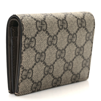 Gucci GG Supreme Monogram Card Case Beige 3 of 8