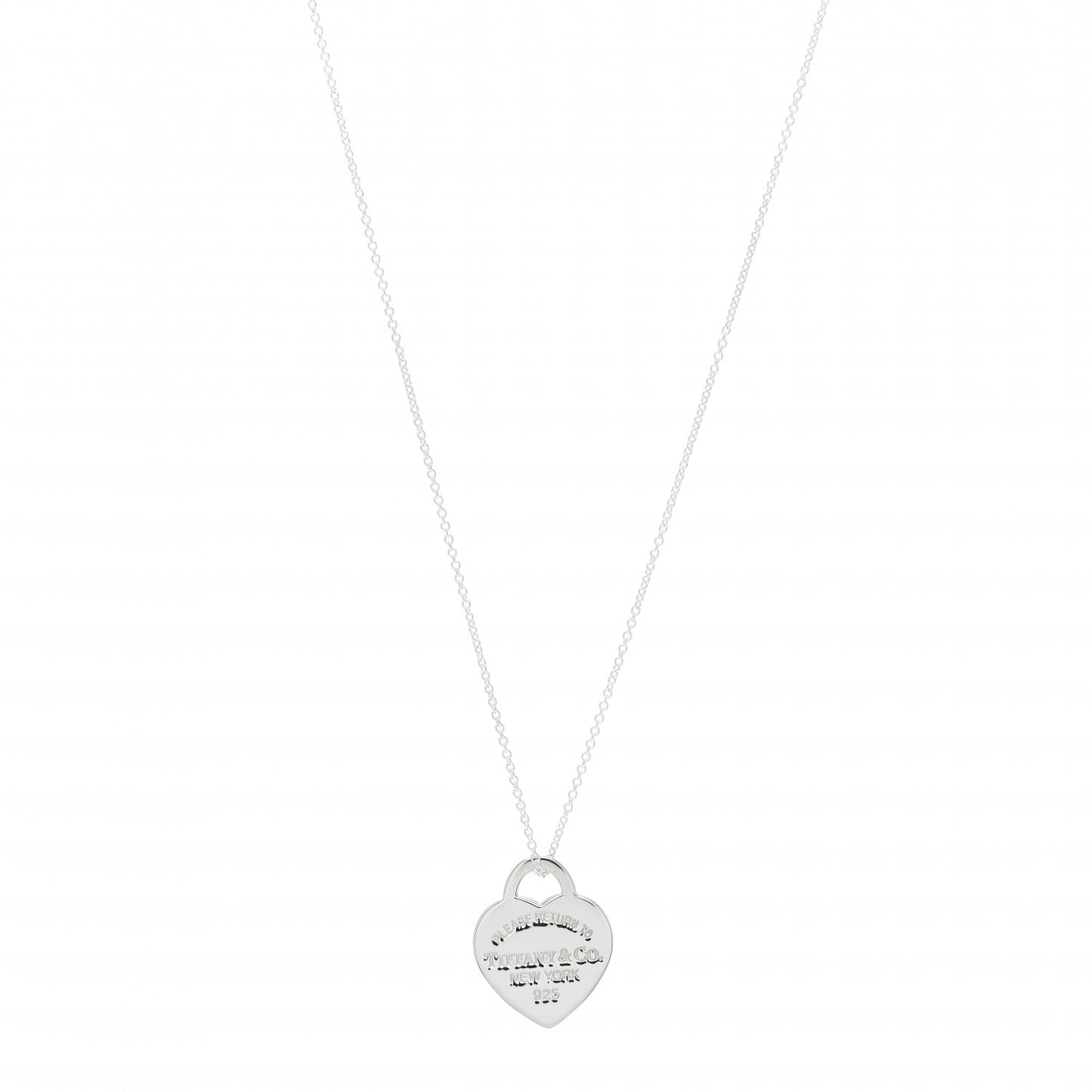 Sterling Silver Small Return to Tiffany Heart Pendant Necklace