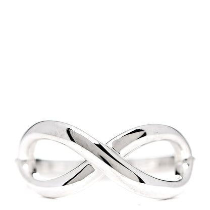 Tiffany Sterling Silver Infinity Ring 47 4 1 of 3