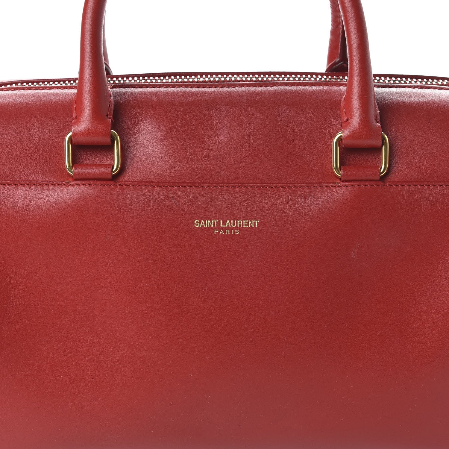 Saint Laurent Calfskin Classic Baby Duffle Red 9 of 10
