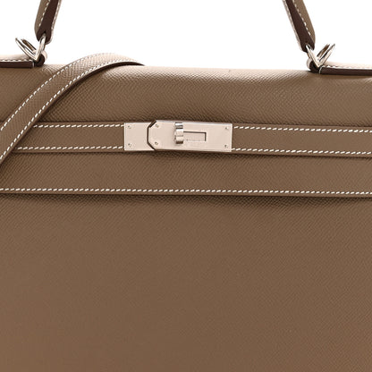 Hermes Epsom Kelly Sellier 32 Etoupe 8 of 10