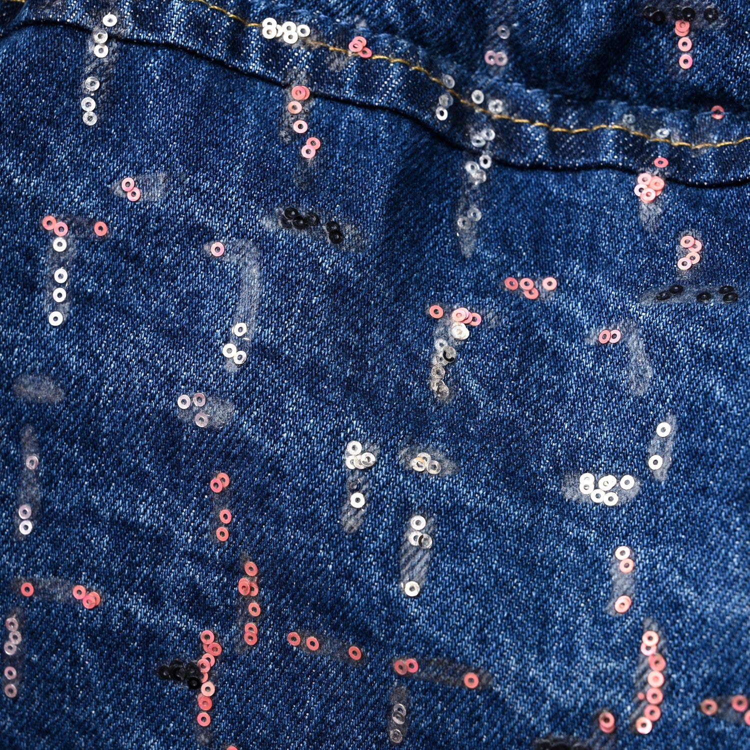 Chanel Denim Sequin Chanel 22 Blue 13 of 14