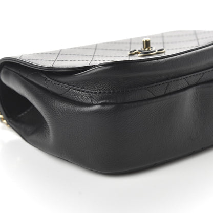 Chanel Calfskin Stitched Small Flap Bag Black 6 of 10