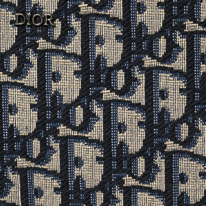 Christian Dior Oblique Pouch Navy Blue 9 of 14