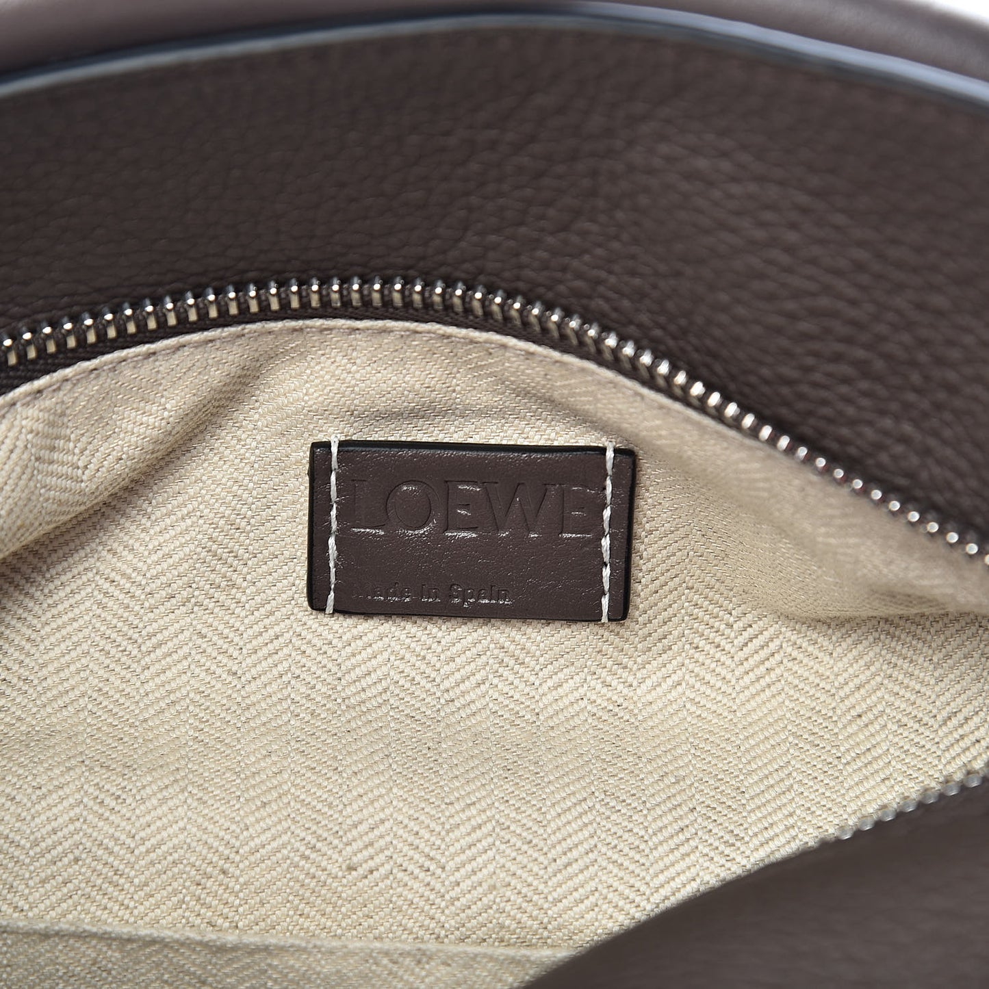 Calfskin Small Puzzle Bag Dark Taupe