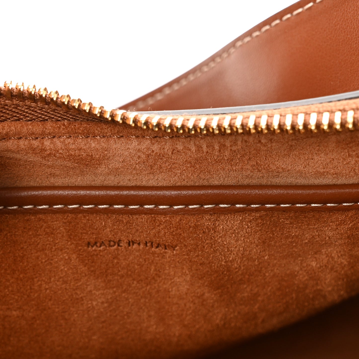 Smooth Calfskin Medium Strap Ava Shoulder Bag Tan