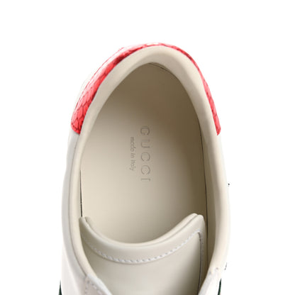 Gucci Calfskin Web Studded Womens Arrow Ace Sneakers 37 White 7 of 11