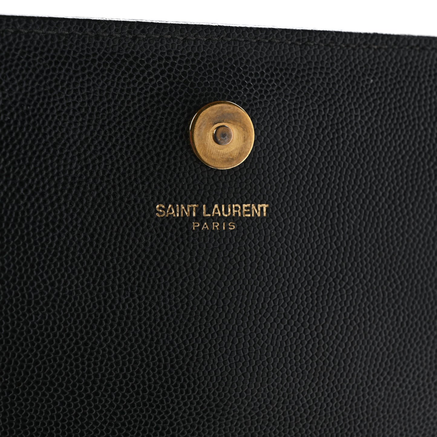 Grain De Poudre Monogram Cassandre Clutch Black
