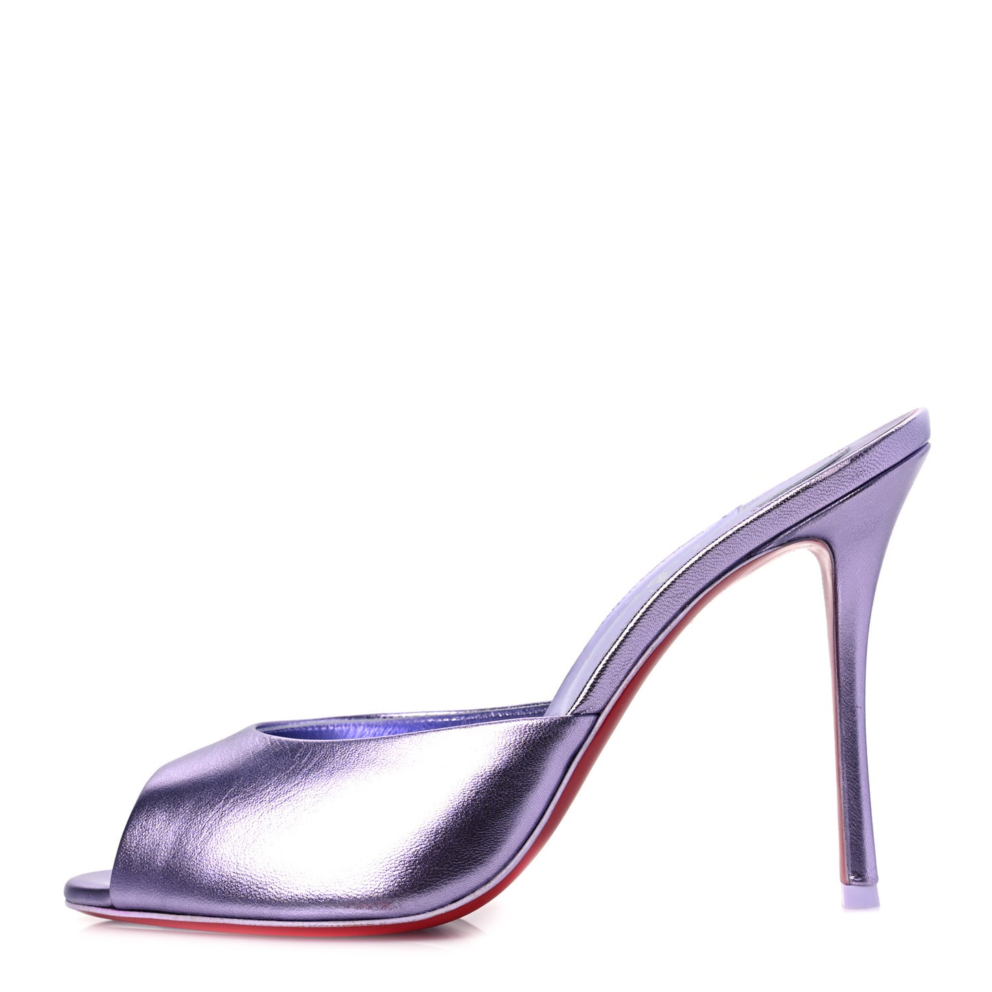 Metallic Nappa Me Dolly 100 Sandals 39 Liliac Smoke