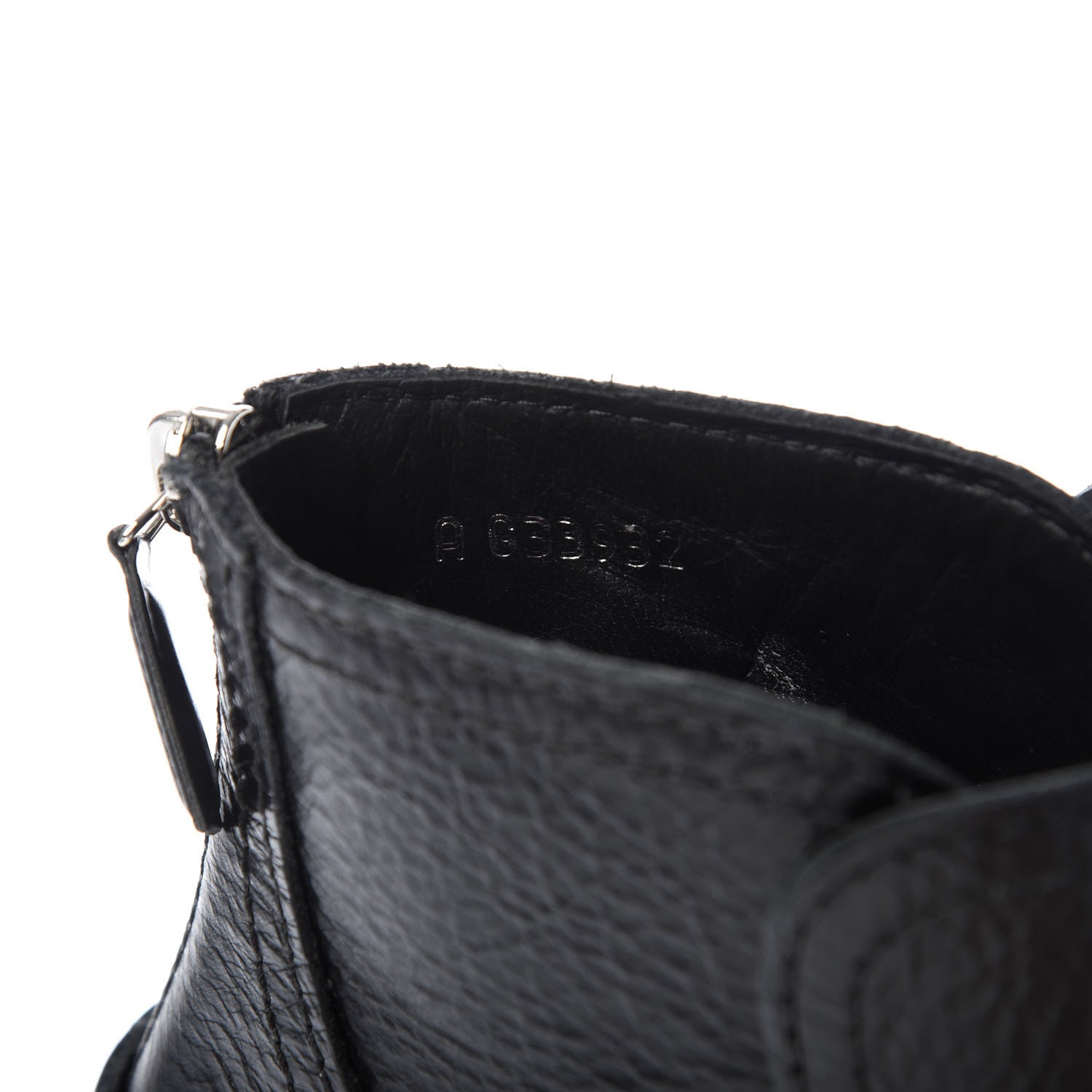 Chanel Calfskin Pearl Cap Toe Short Boots 38.5 Black 8 of 8