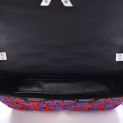 Louis Vuitton Canvas Patent Jungle Dots Malletage GO-14 PM Coquelicot Denim 5 of 6