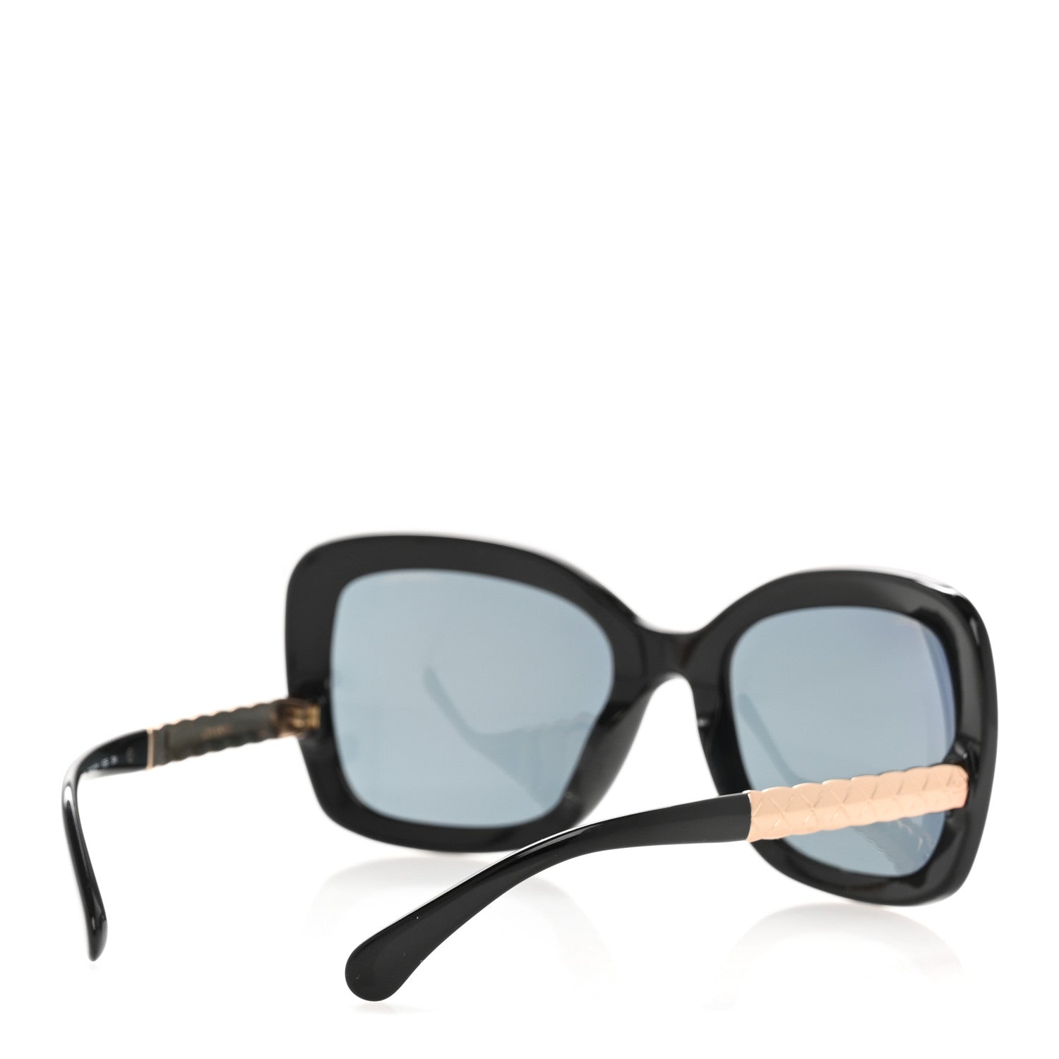 Chanel Acetate Spring Butterfly Sunglasses 5370-A Black Pink Gold 4 of 9