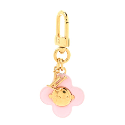 Louis Vuitton Micro Vivienne Bag Charm Key Holder Rose 1 of 4