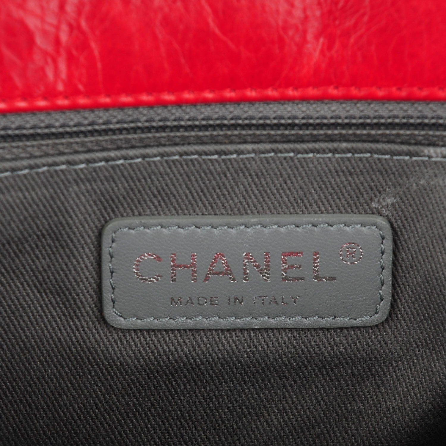 Chanel Glazed Calfskin Quilted Flap Red 6 of 7