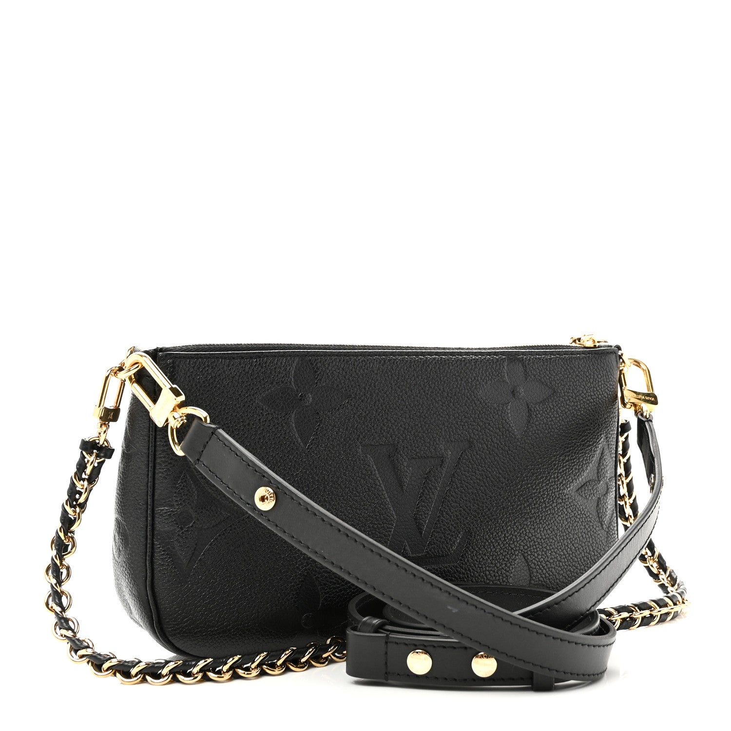 Louis Vuitton Empreinte Monogram Giant Multi Pochette Accessories Black 3 of 10