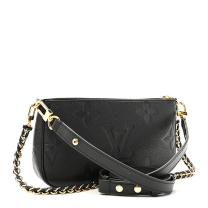Louis Vuitton Empreinte Monogram Giant Multi Pochette Accessories Black 3 of 10