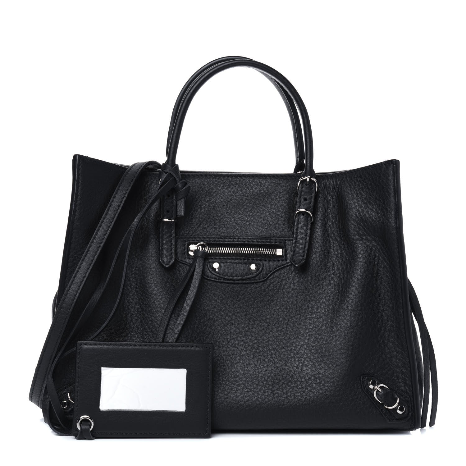 Balenciaga Veau Papier A6 Zip Around Tote Black 1 of 11