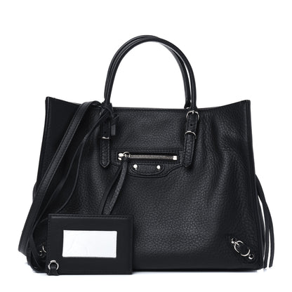 Balenciaga Veau Papier A6 Zip Around Tote Black 1 of 11
