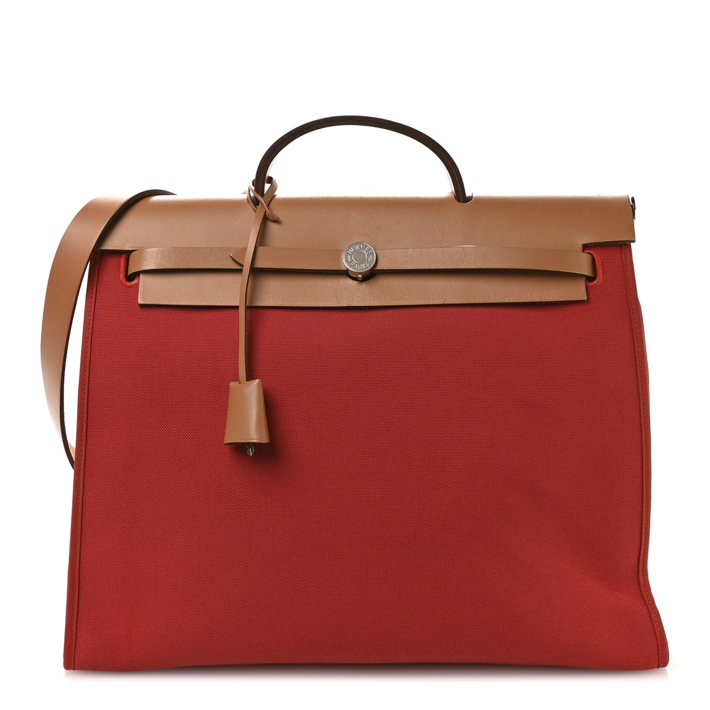 Vache Hunter Toile Herbag Zip 39 MM Rouge Tomate Natural