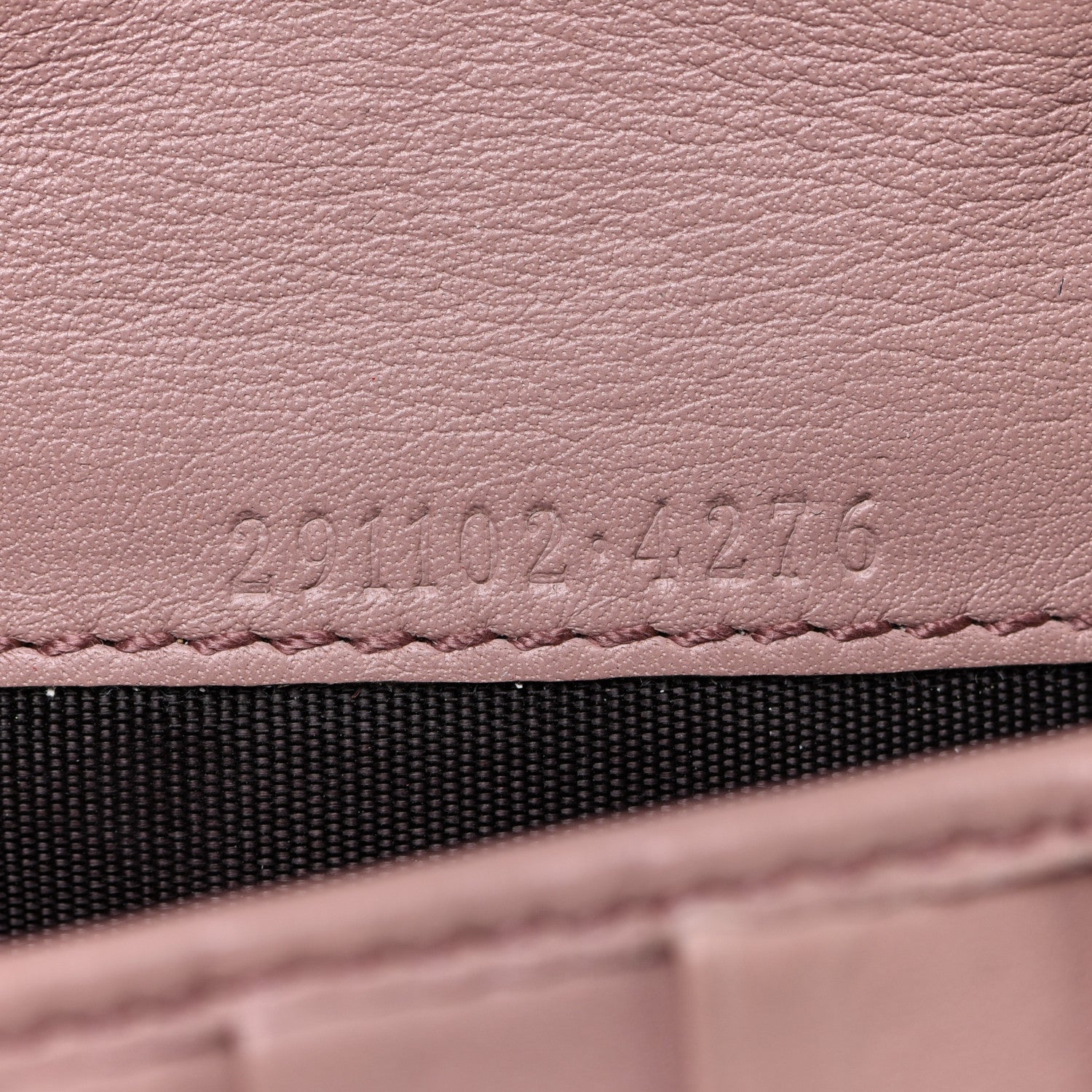 Gucci Patent Soho Zip Around Wallet Dark Cipria 7 of 11