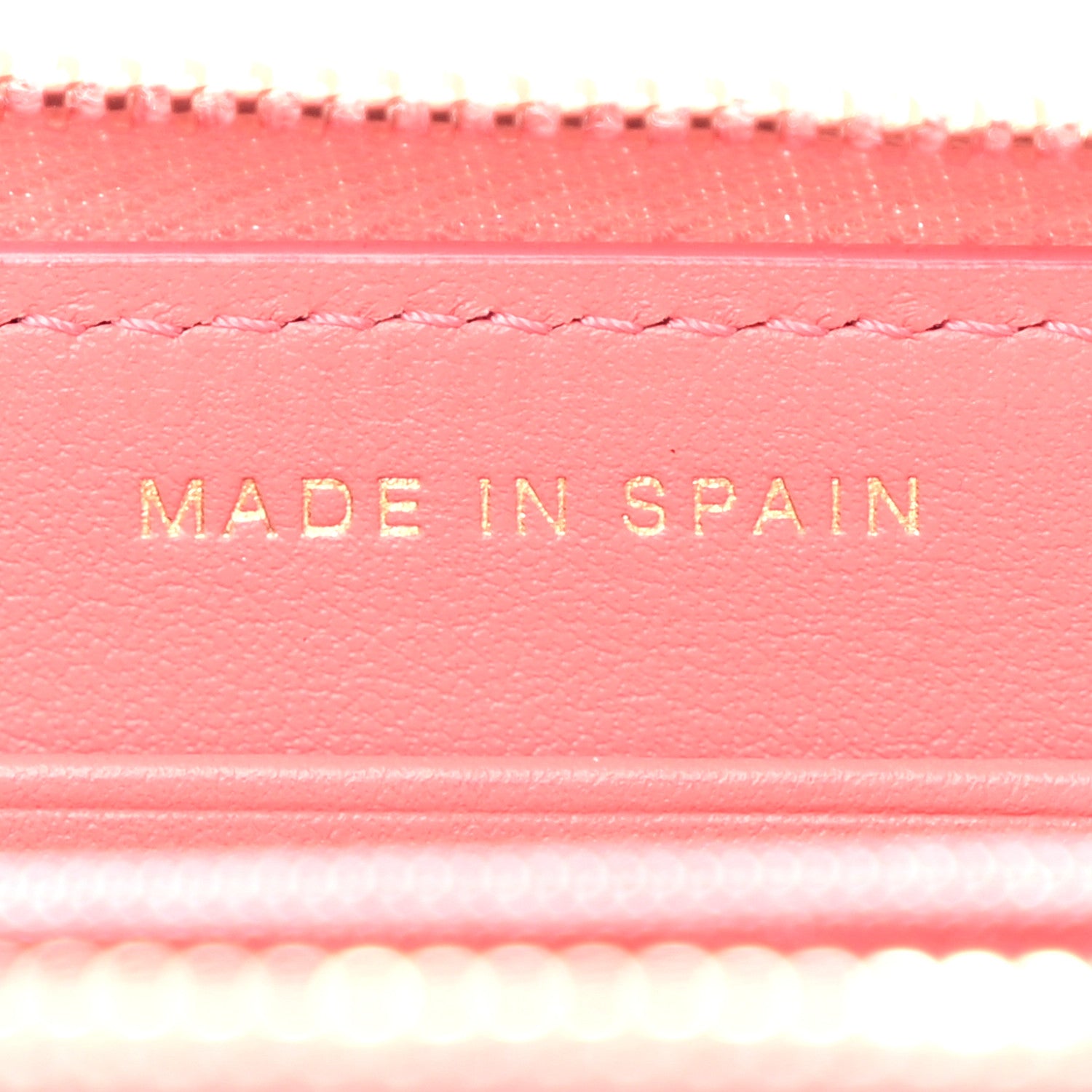 Chanel Caviar Quilted Medium Zip Around Wallet Dark Pink 7 of 11