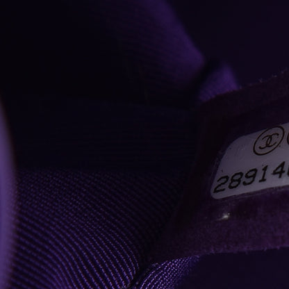 Chanel Calfskin Quilted Medium Boy Flap Purple 9 of 12