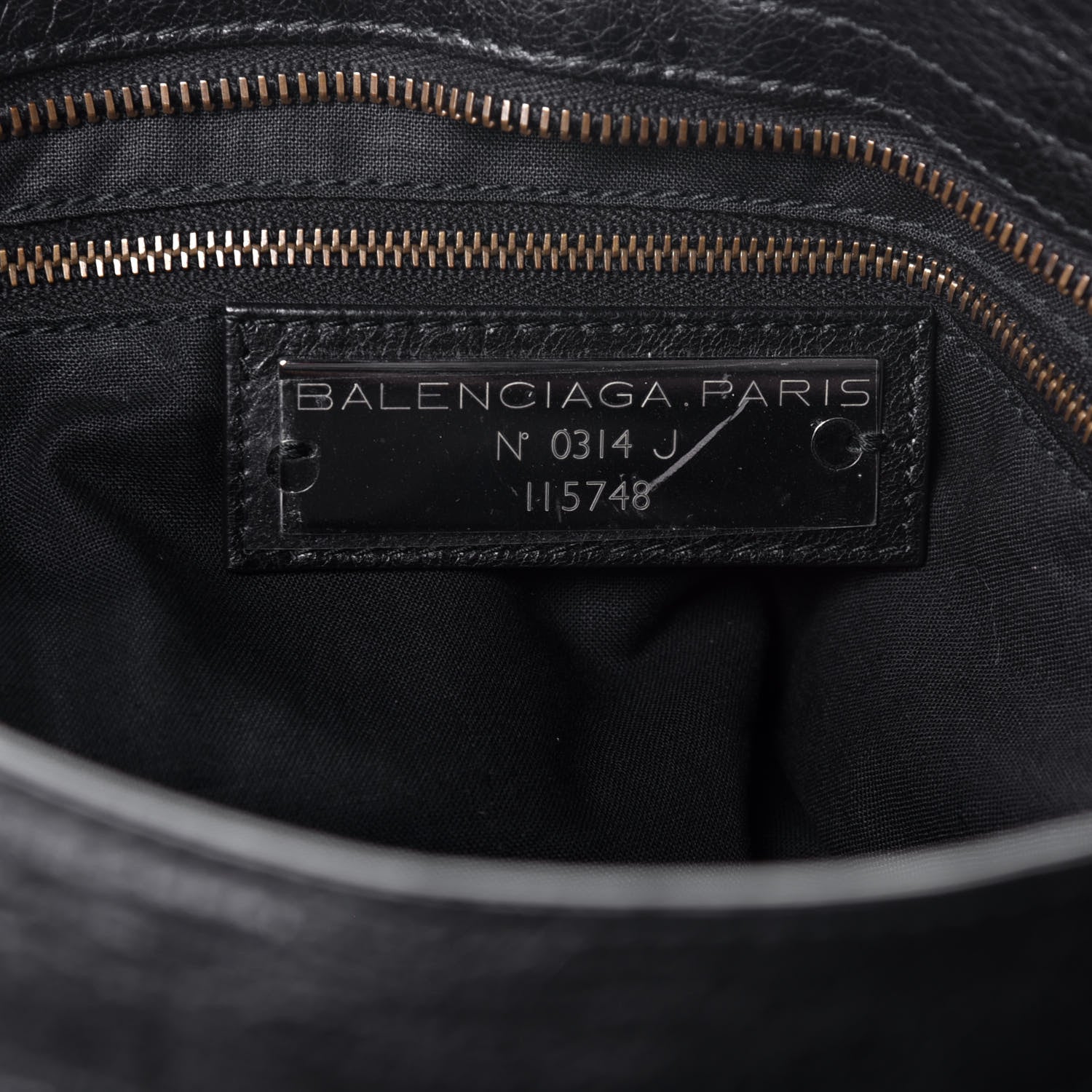Balenciaga Agneau Classic Hardware City Black 7 of 10