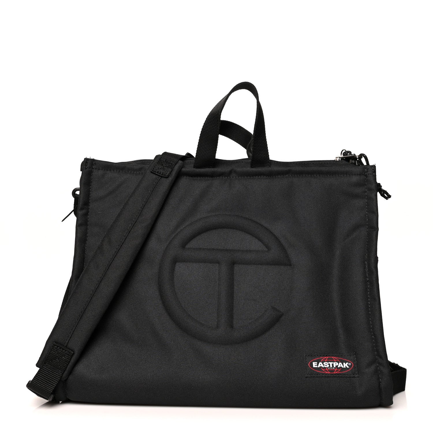 Telfar x EASTPAK Tactical Nylon Medium Shopper Black 1 of 9