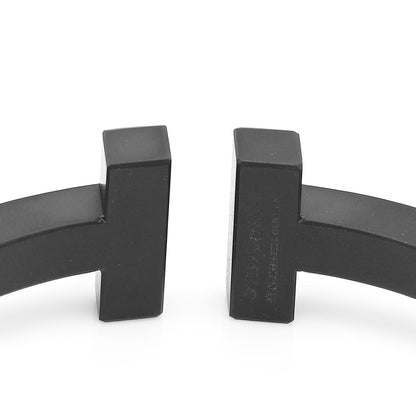 Tiffany Black-Coated Stainless Steel T Square Bracelet 4 of 5