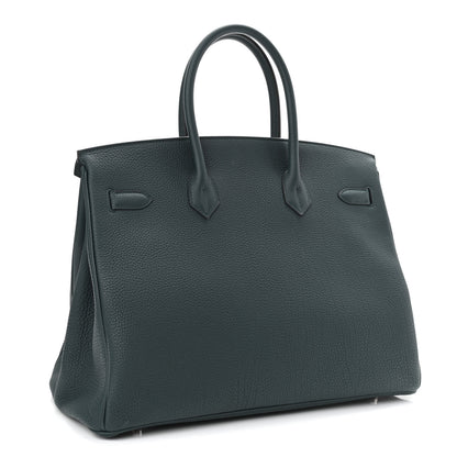 Hermes Togo Birkin 35 Vert Cypress 3 of 13