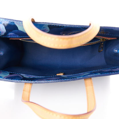 Louis Vuitton Vernis Ikat Catalina BB Grand Blue 5 of 10