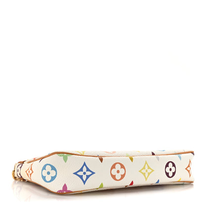 Louis Vuitton Monogram Multicolor Pochette Accessories White 4 of 17