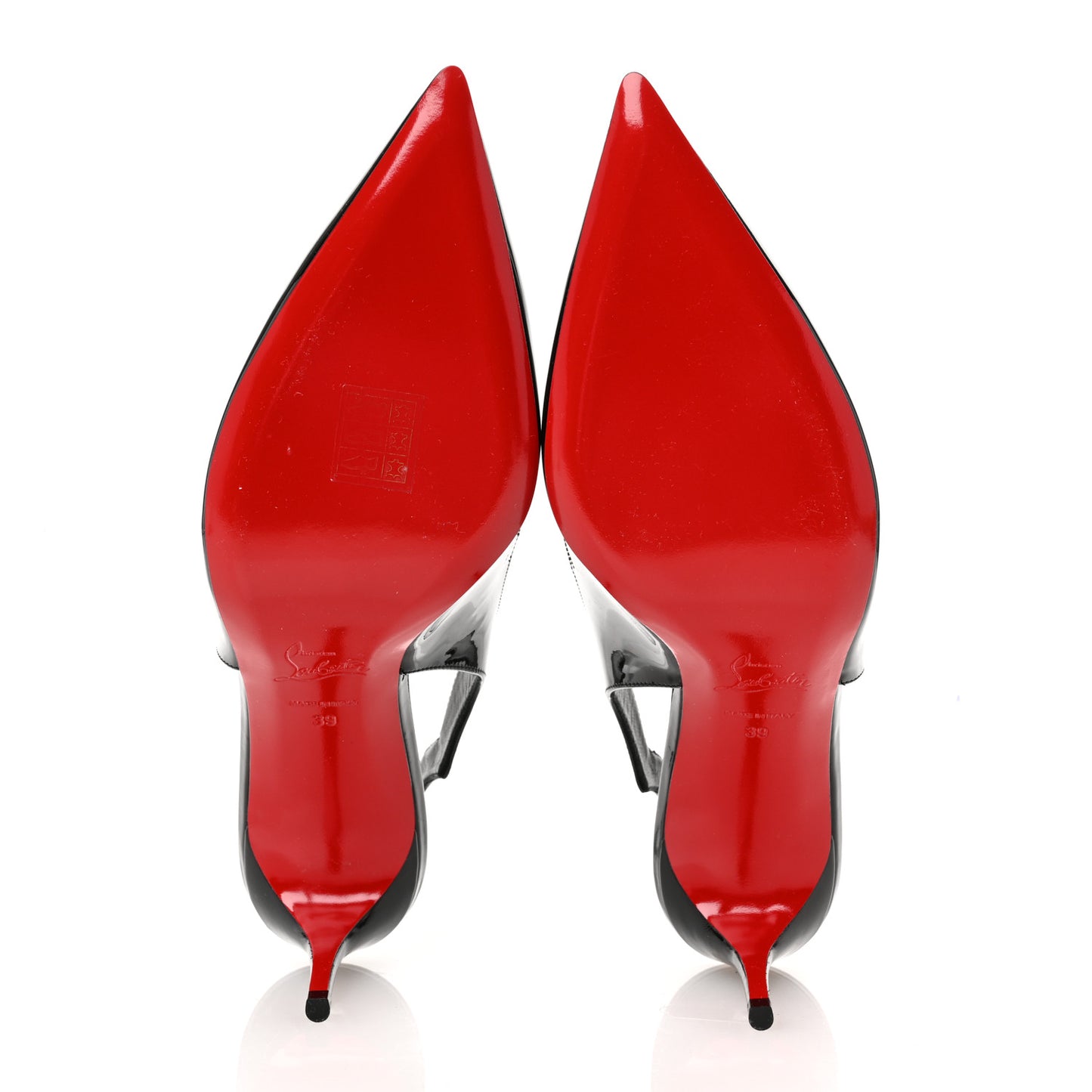 Patent Hot Chick Slingback 70 Pumps 39 Black