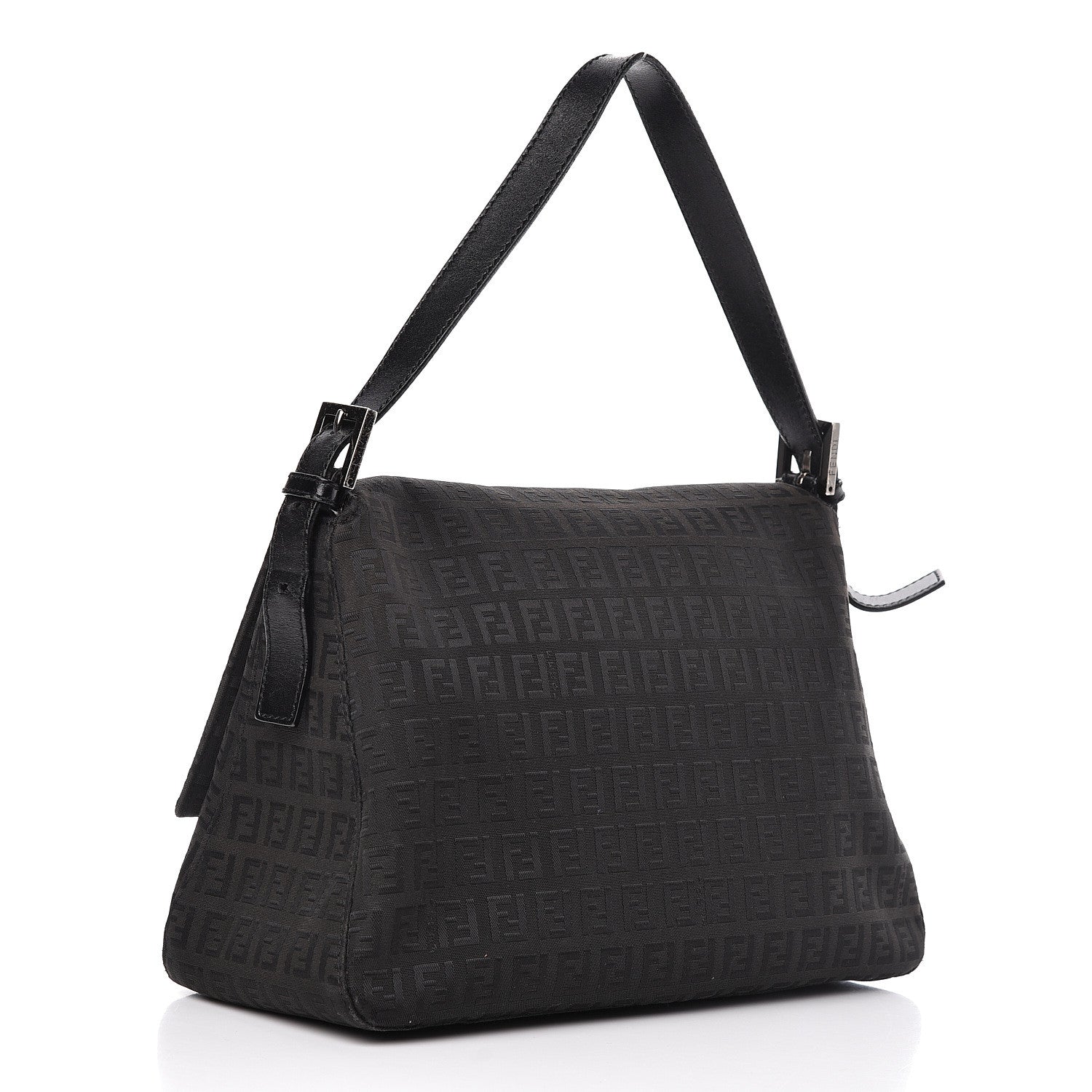 Fendi Zucchino Mama Baguette Black 3 of 17