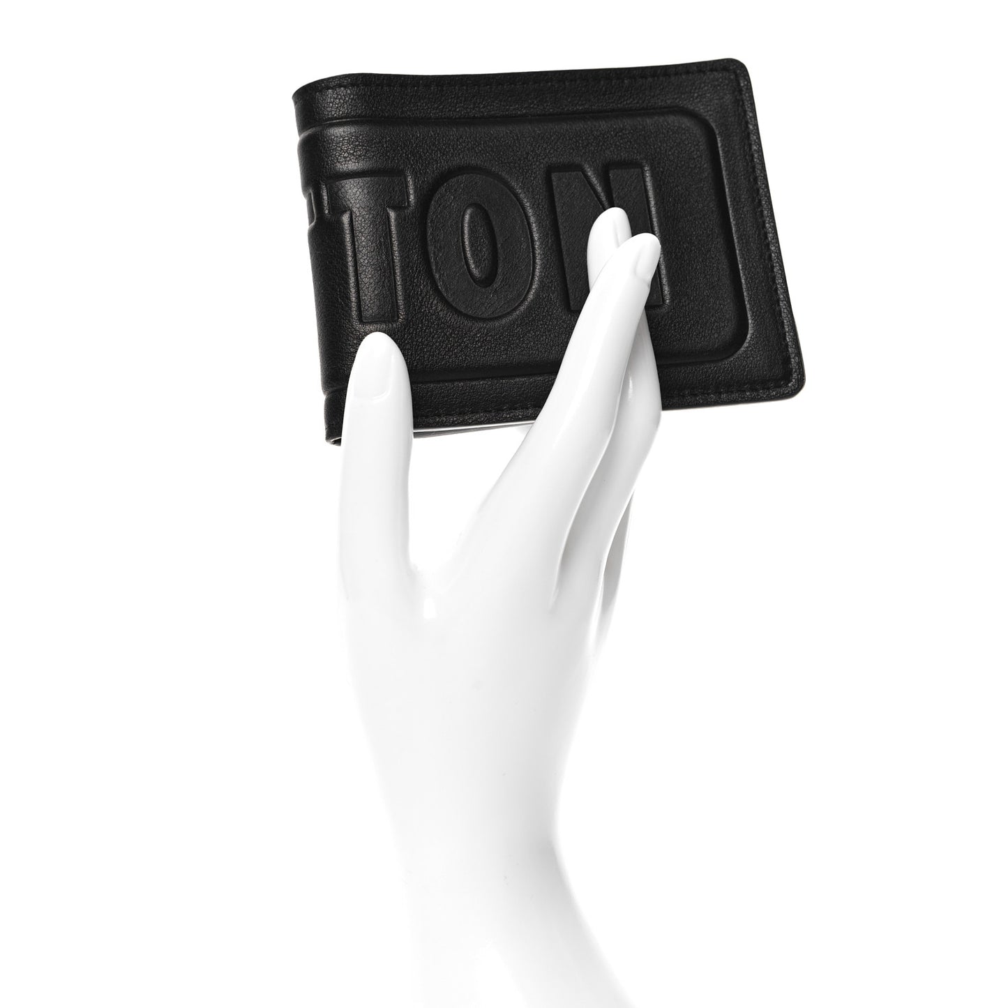 LOUIS VUITTON Cuir Bi-Fold Wallet Dark Infinity